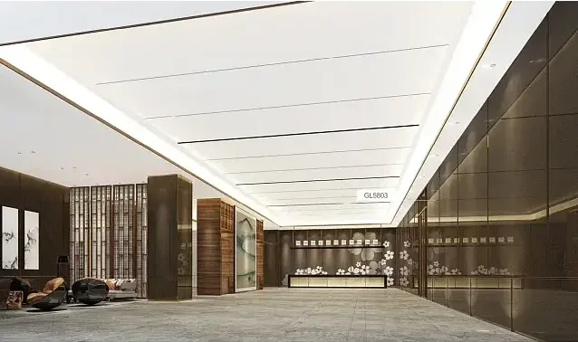 Dekorative moarmere muorre paniel PVC / PET-film