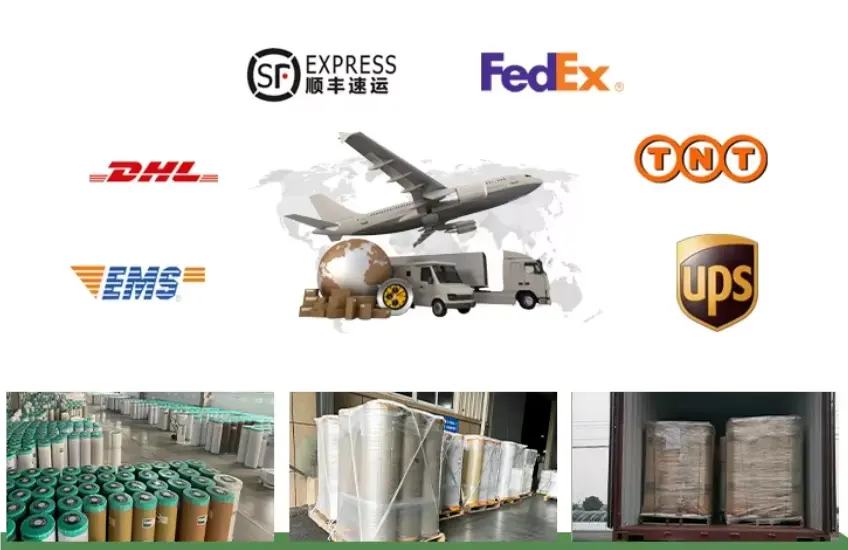 Wood Grain Pvc Decorative Film Roll