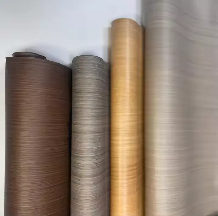 PVC Decorative film Woodgrain Color PVC folie foar doar